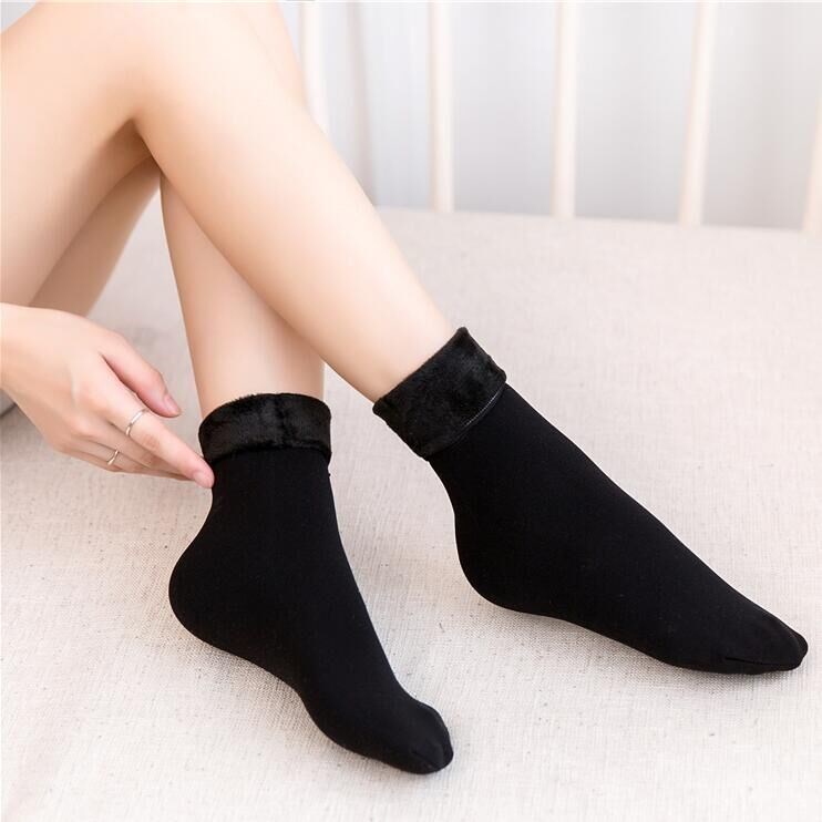 5 đôi tất lót lông cực ấm cho nữ