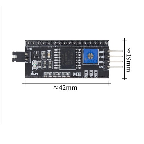 Mạch chuyển đổi LCD IIC I2C TWI SPI giao diện cổng 1602 2004 LCD LCD1602 PCF8574