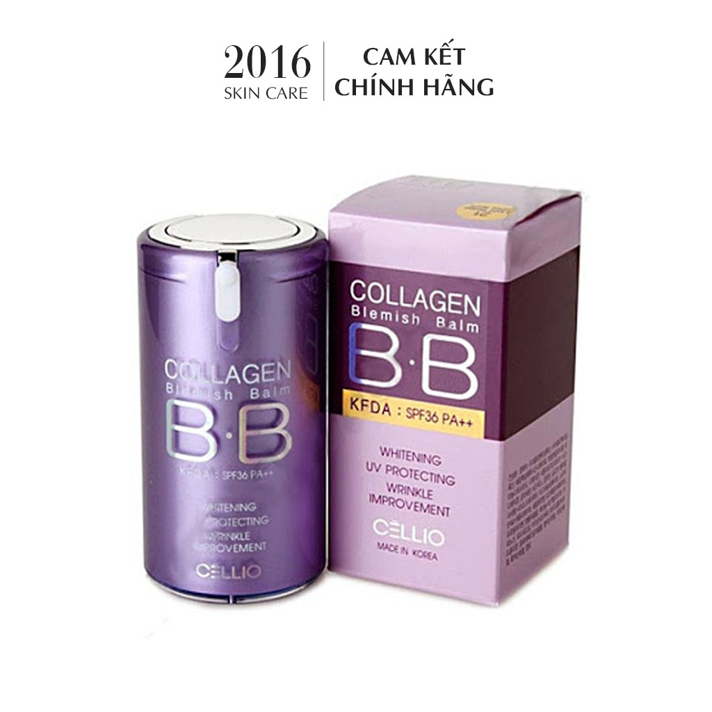 Kem nền BB Collagen Cellio - 2016 Skincare