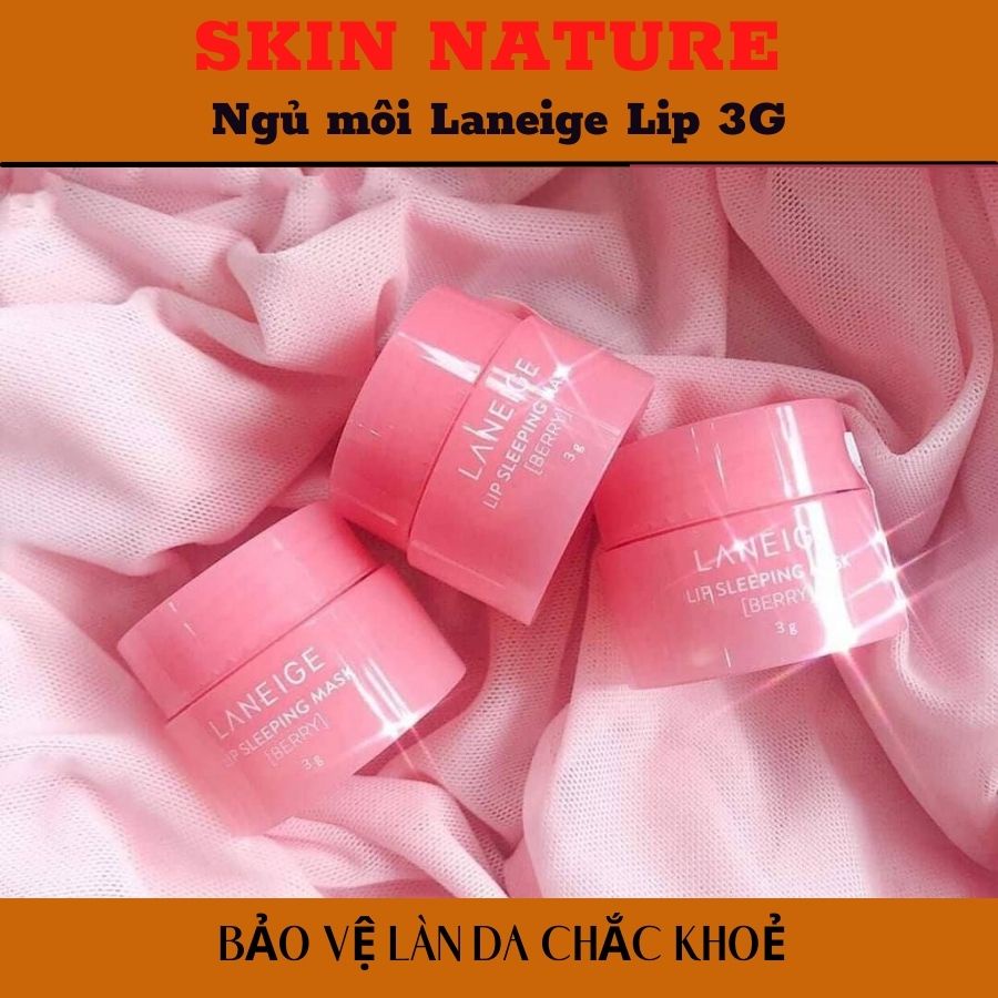 [3g] Mặt nạ ngủ cho môi mini Laneige Lip Sleeping Mask hồng môi, mềm mịn