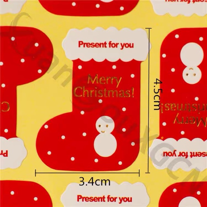 Sticker noel giáng sinh. nhiều loại