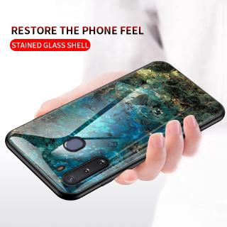 Ốp lưng vân đá hoa cương nhiều mẫu mã cho điện thoại Samsung A70S A01 A21 A51 M30S J3 Pro J5 Pro J7 Pro 2017 Marble Ultra-Thin Tempered Glass Back Cover Phone Case
