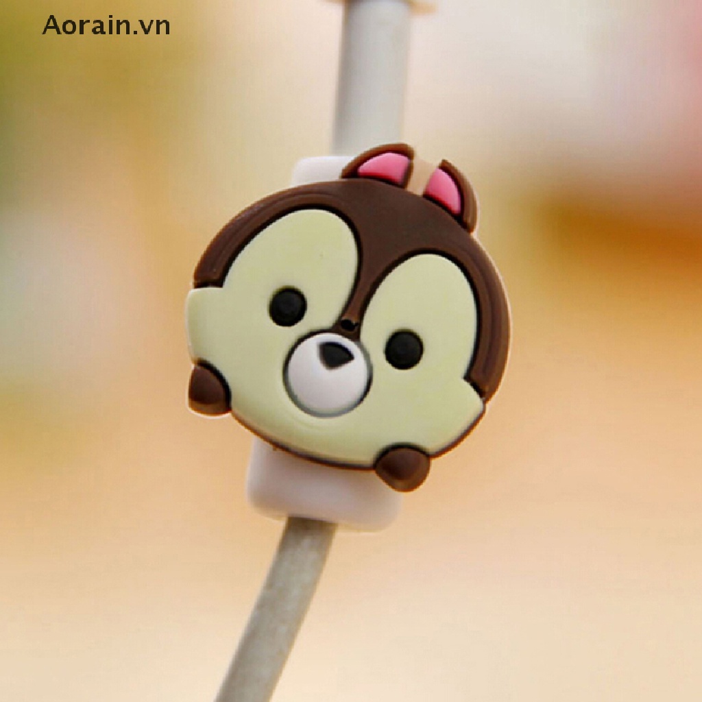 Phụ Kiện Bảo Vệ Đầu Dây Cáp Kiểu Hoạt Hình Dễ Thương