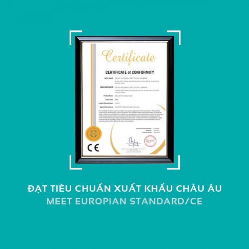 Khẩu trang 3D Niva người lớn, thiết kế ôm sát mặt, quai mềm có giãn, không đau tai, không kem son