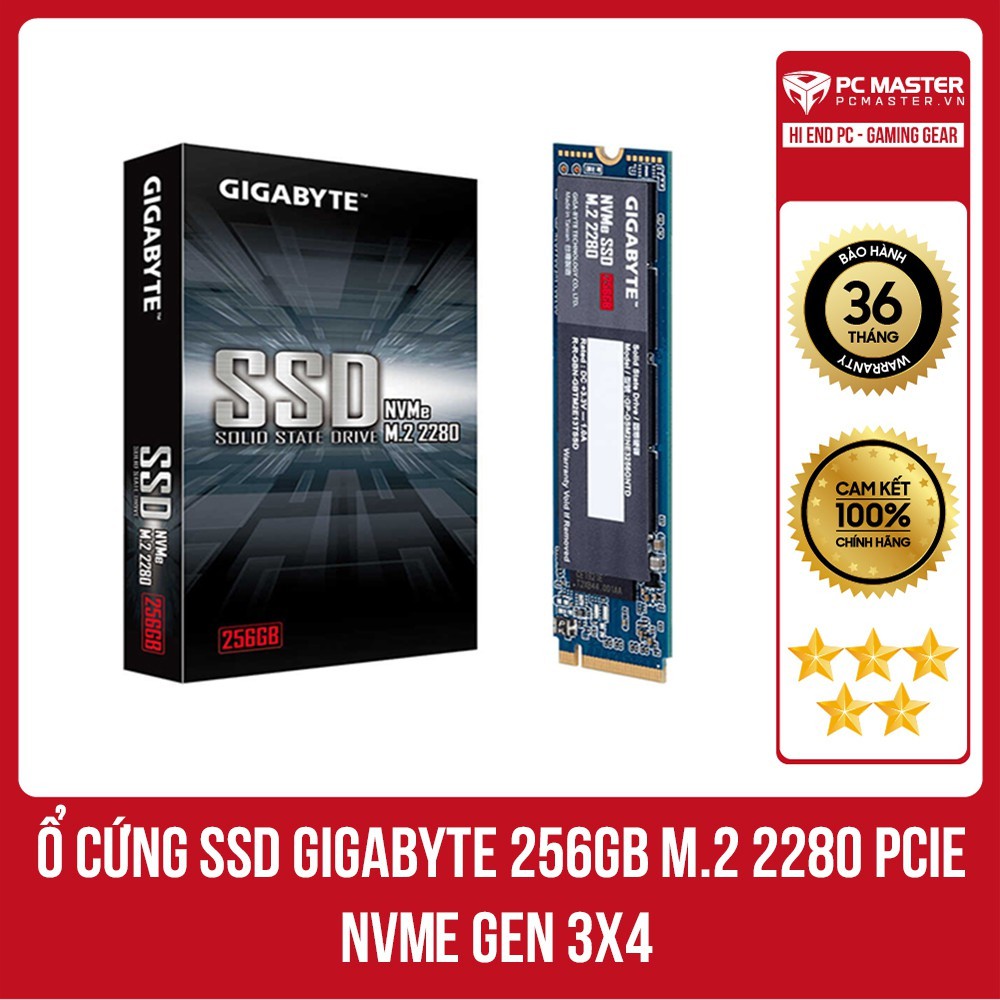  Ổ cứng SSD Gigabyte 256GB M.2 2280 PCIe NVMe Gen 3x4 | WebRaoVat - webraovat.net.vn