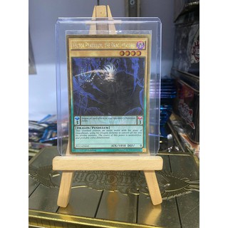 [ Dưa Hấu Yugioh ] Lá bài thẻ bài Vector Pendulum, the Dracoverlord - Gold Rare - Tặng bọc bài nhựa bảo quản
