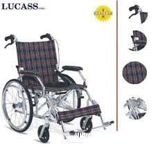 Xe lăn hợp kim nhôm du lịch siêu nhẹ Lucass X63L