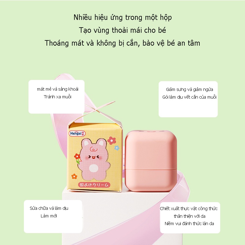Kem Chống Muỗi Hengai 6.5g Nhỏ Gọn Tiện Dụng