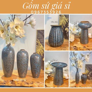 BST men đá châu âu Lọ hoa bình bông đẹp