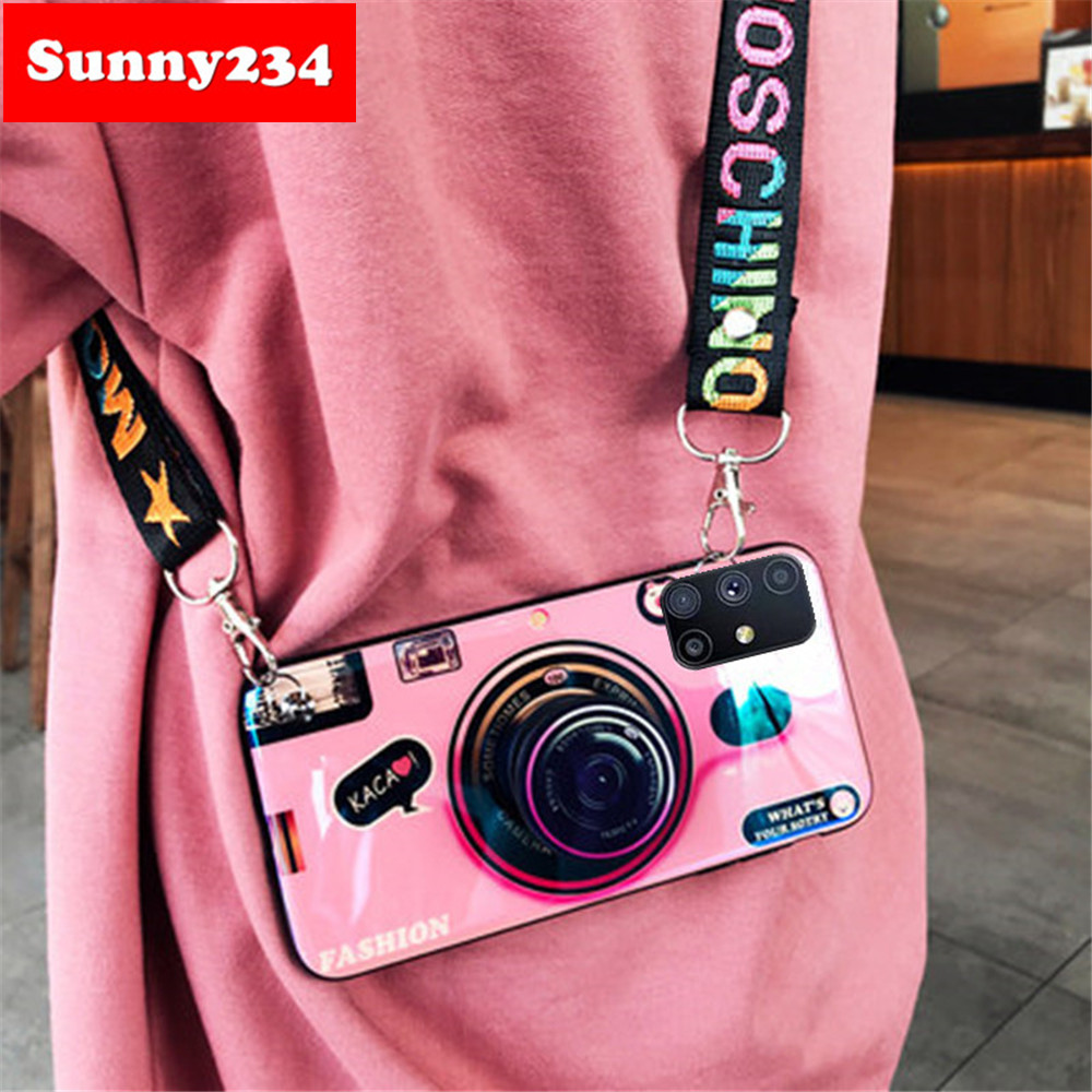 Ốp Điện Thoại Mềm + Giá Đỡ Cho Samsung A02S A01 S21 Plus Ultra S20 FE M51 A12 M01 Note 20 Ultra