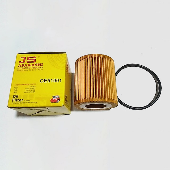 Lọc dầu OE51001 JS Asakashi dành cho xe Ford Everest 2.2 máy dầu 2015, 2016, 2017, 2018 1 720 612 hàng Nhật giá tốt