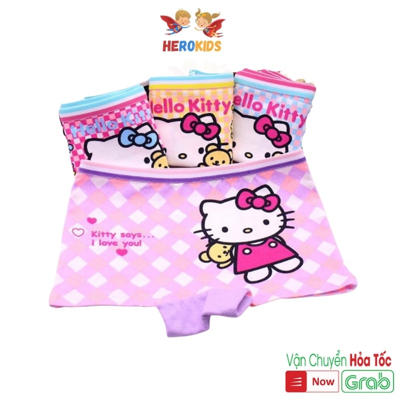 Quần chip bé gái, quần lót vải cotton mềm mại, hàng cao cấp Herokids PK2120