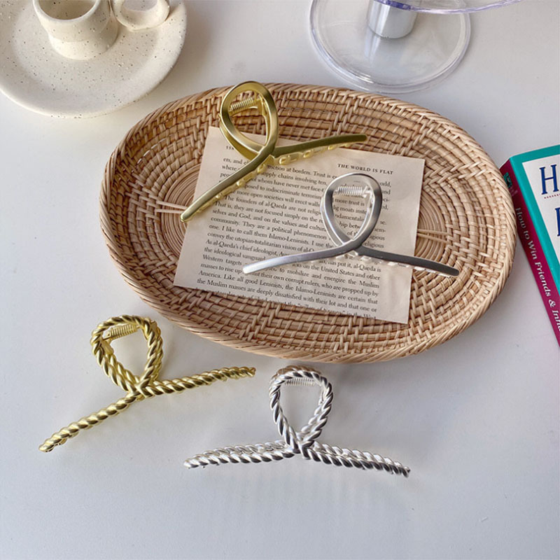 Kẹp Tóc Họa Tiết Hình Học Đơn Giản Thời Trang Cho Nữ (Hairclips)