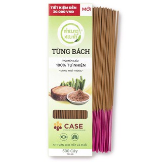 Nhang tùng bách sạch Nhang Xanh 500gr không hóa chất an toàn