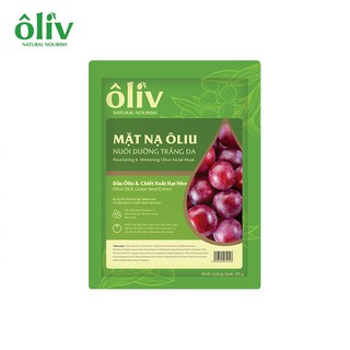 Gift_Mặt Nạ Dưỡng Trắng  Dầu Ôliv & Chiết Xuất Hạt Nho 20g