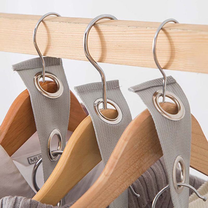 Bộ 2 Móc Nối Treo Quần Áo Tiết Kiệm Không Gian Tiện Dụng