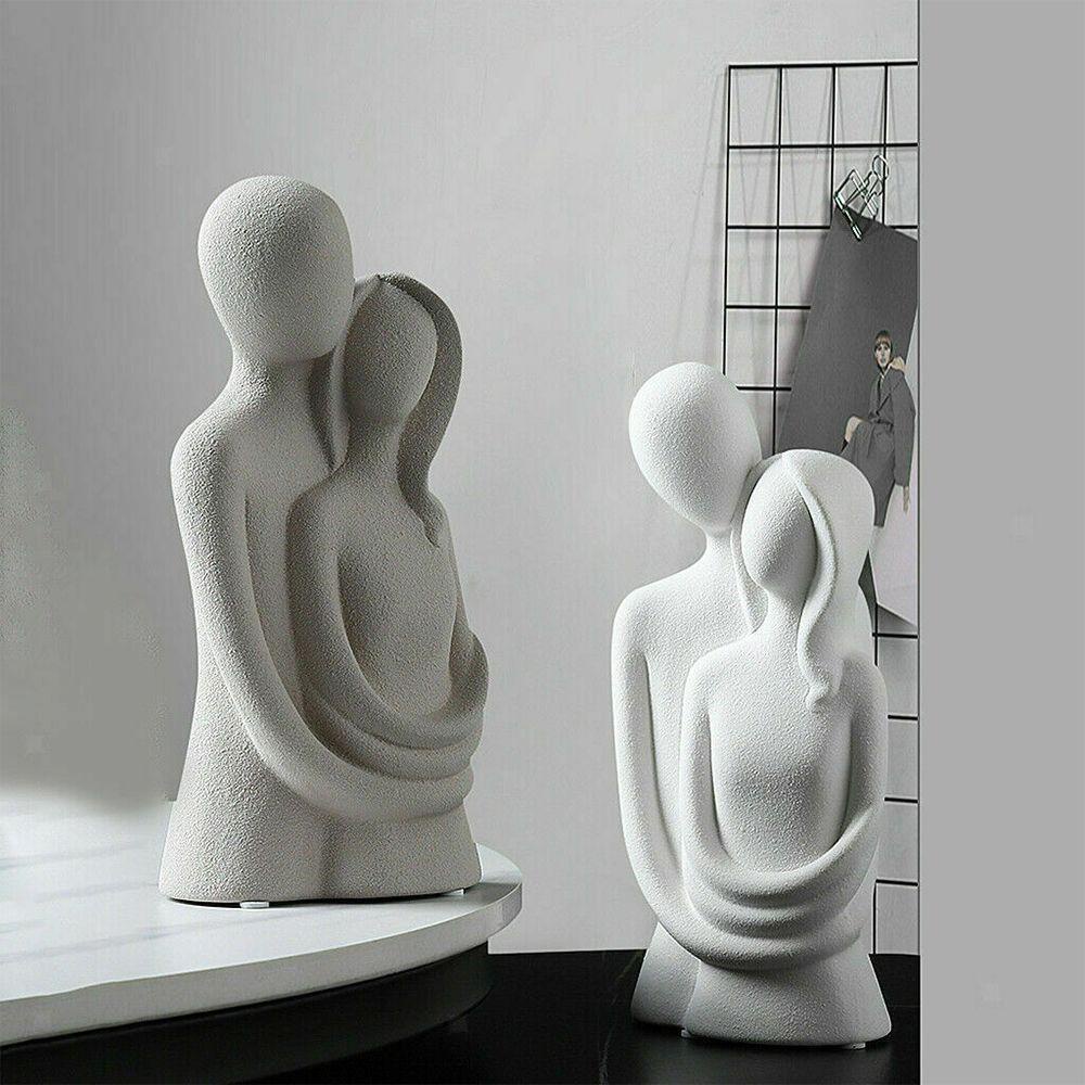 Đồ trang trí Nhân Vật Trừu Tượng Bằng Gốm Sáng Tạo Để Bàn Trang Trí