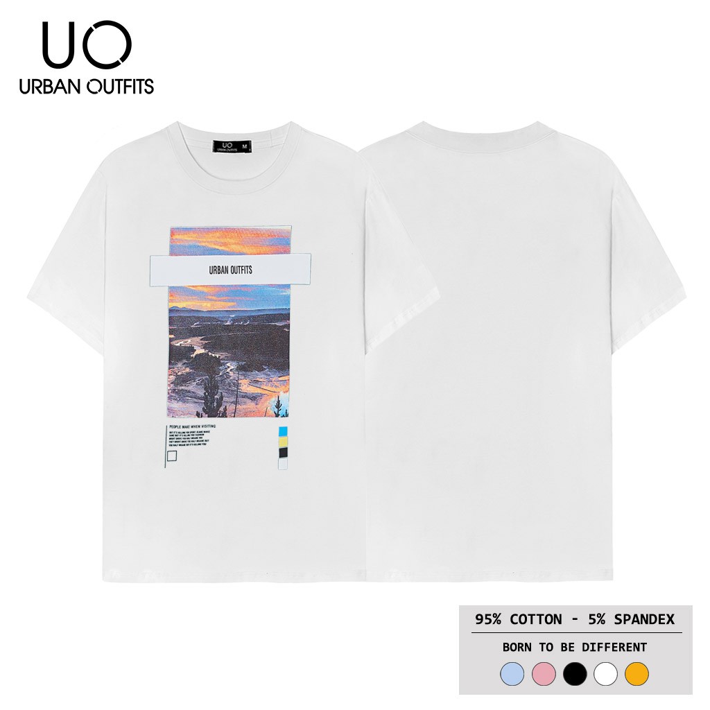 Áo Thun Tay Lỡ Nam Nữ Form Rộng URBAN OUTFITS In Sông Chiều ATO10 Cotton 4 Chiều Local Brand | BigBuy360 - bigbuy360.vn