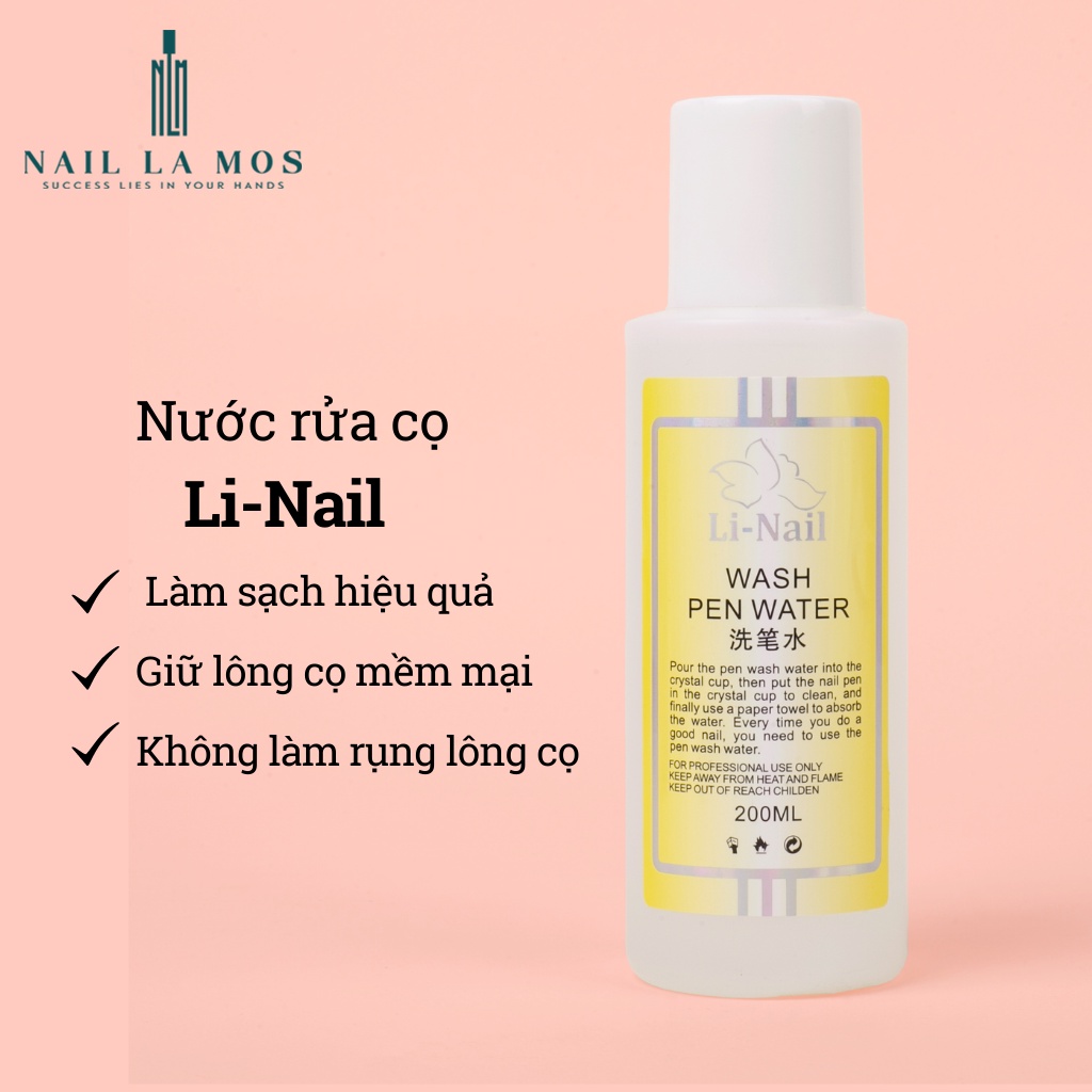 Nước rửa cọ Li-nail chính hãng (200ml)