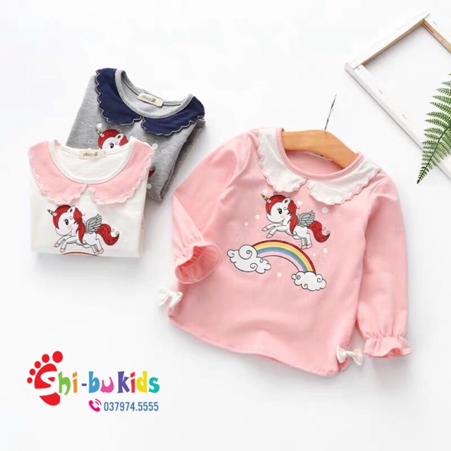 [Mã ICB0511 giảm 25% đơn 50K] Áo thu cổ sen pony