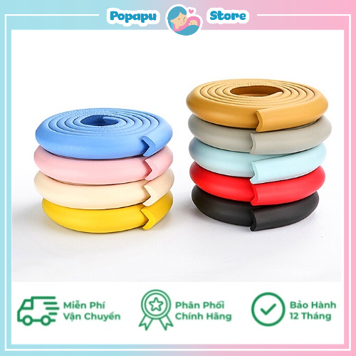 Xốp bọc cạnh bàn, góc bàn cao su NBR mềm mại - giữ an toàn cho bé ( Bọc cạnh 2m)