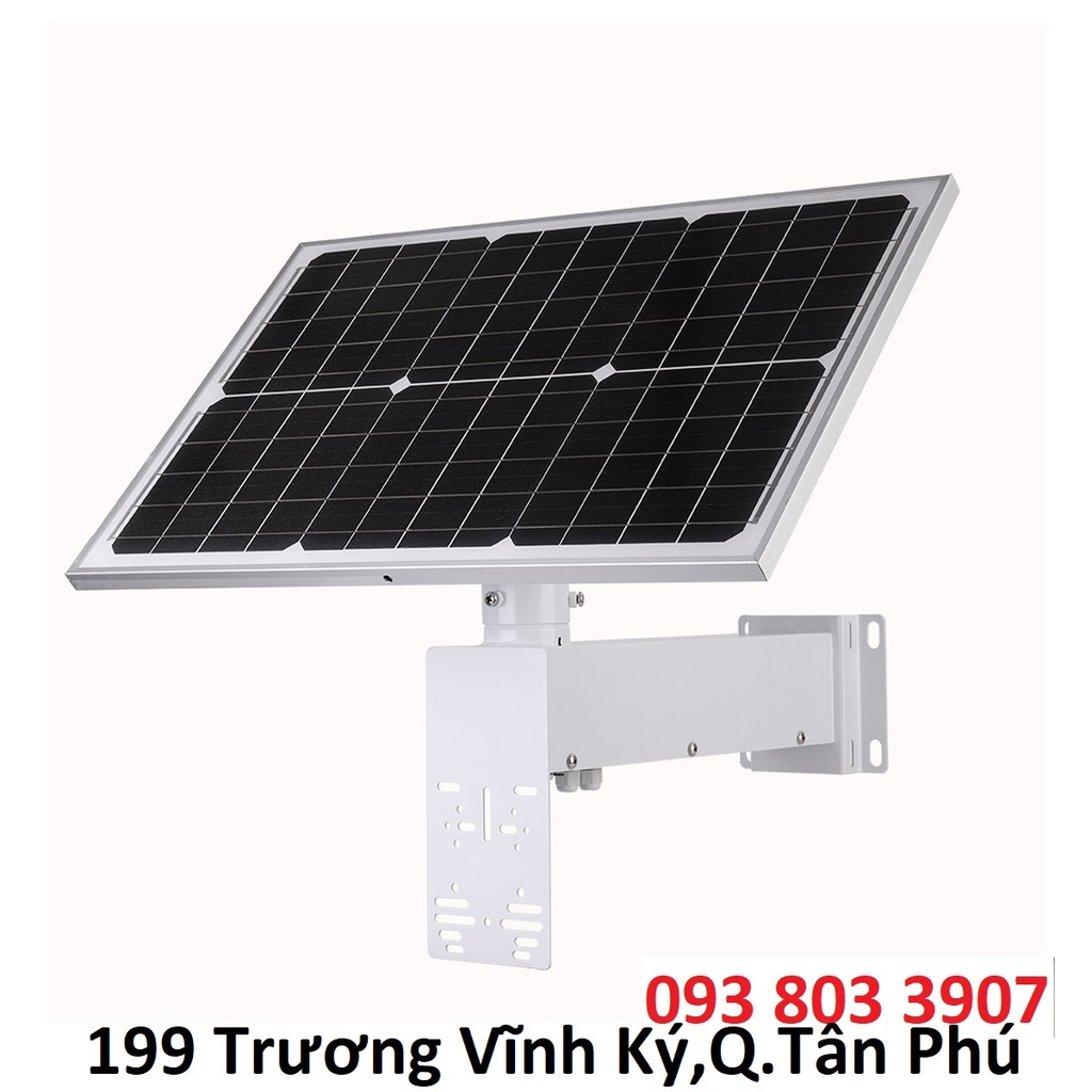 Tấm Pin Năng Lượng Mặt Trời 12V20AH 40W cho camera năng lượng mặt trời sim 4g  bộ pin năng lượng cho camera
