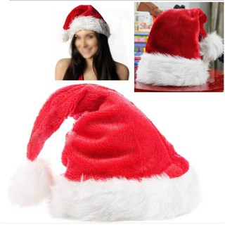 Nón noel lông dày