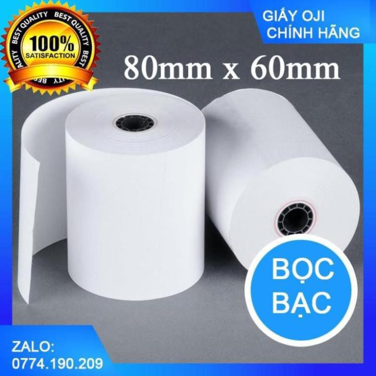 20 Cuộn Giấy In Nhiệt K80 (80mm x 60mm) In Bill/ Hóa Đơn Tính Tiền Hansol/ Oji ✅FLASH SALE✅