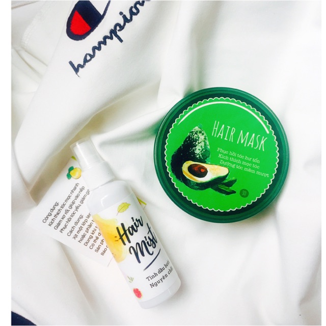 Combo dưỡng tóc- ủ tóc và dầu bưởi