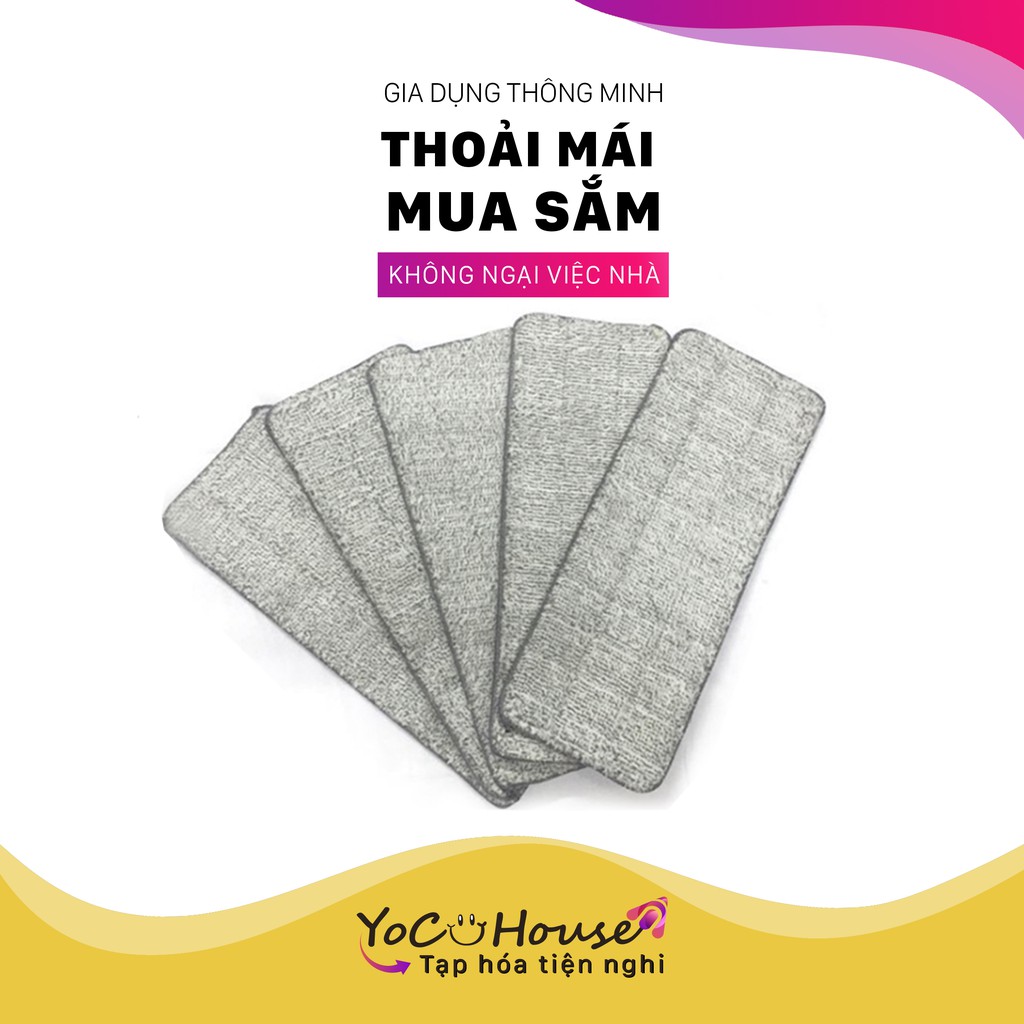 Miếng lau thay thế dành cho cây và bộ lau nhà chữ nhật - YenjHouse