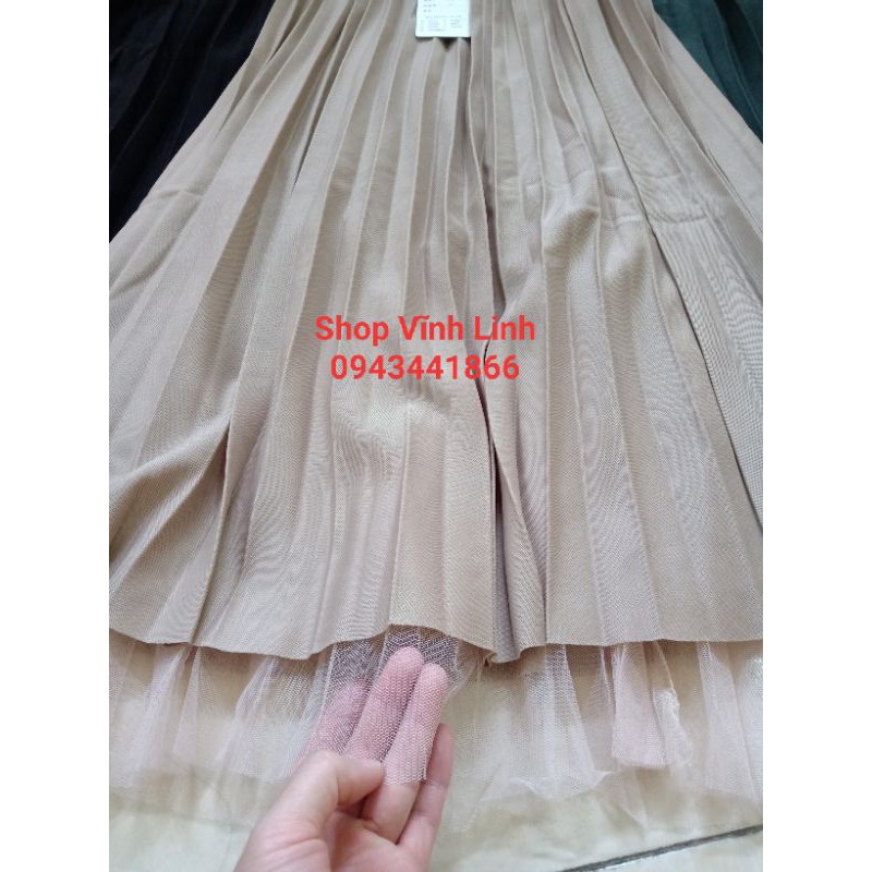 Chân váy xoè xếp ly nhũ ren ( kèm video) | BigBuy360 - bigbuy360.vn