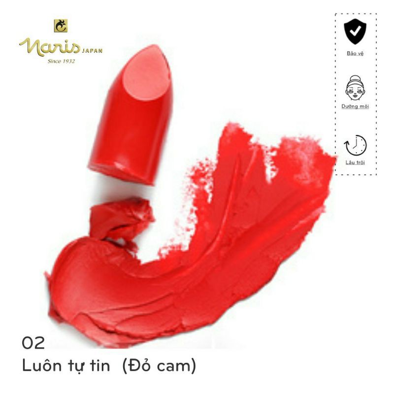 Son lì mịn môi Naris Ailus Stress Free Lipstick