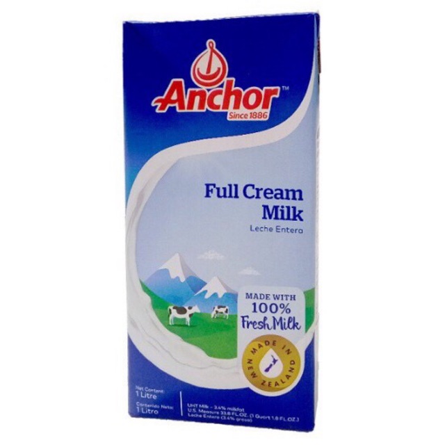 Sữa tươi nguyên kem Anchor 1 lít