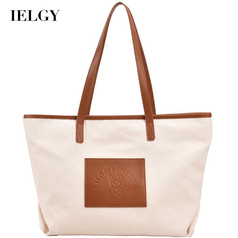 Túi Đeo Vai Bằng Vải canvas Kích Thước Lớn Phong Cách Hàn Quốc Dành Cho Nữ