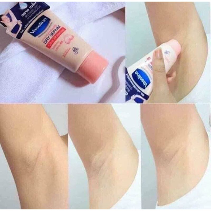 Vaseline Dry serum Dưỡng trắng nách, khử mùi mẫu mới 2022