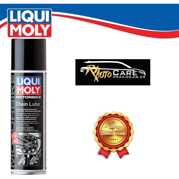 Chai xịt dưỡng sên cao cấp Liqui Moly Motorbike Chain-Lube 1508 250ml