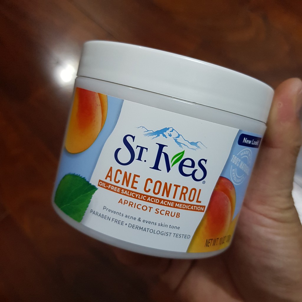 Kem Tẩy tế bào chết St Ives Acne control 283g USA | BigBuy360 - bigbuy360.vn