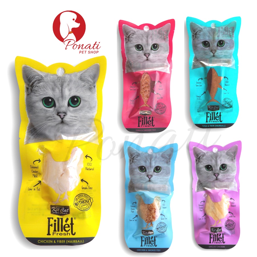 Thịt Phi Lê Cá - Gà Kit Cat Fillet Cho Mèo