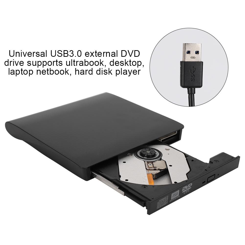 bamaxis USB3.0 DVD CD Writer Drive Burner Reader External Player for Windows/MacOS/Linux
