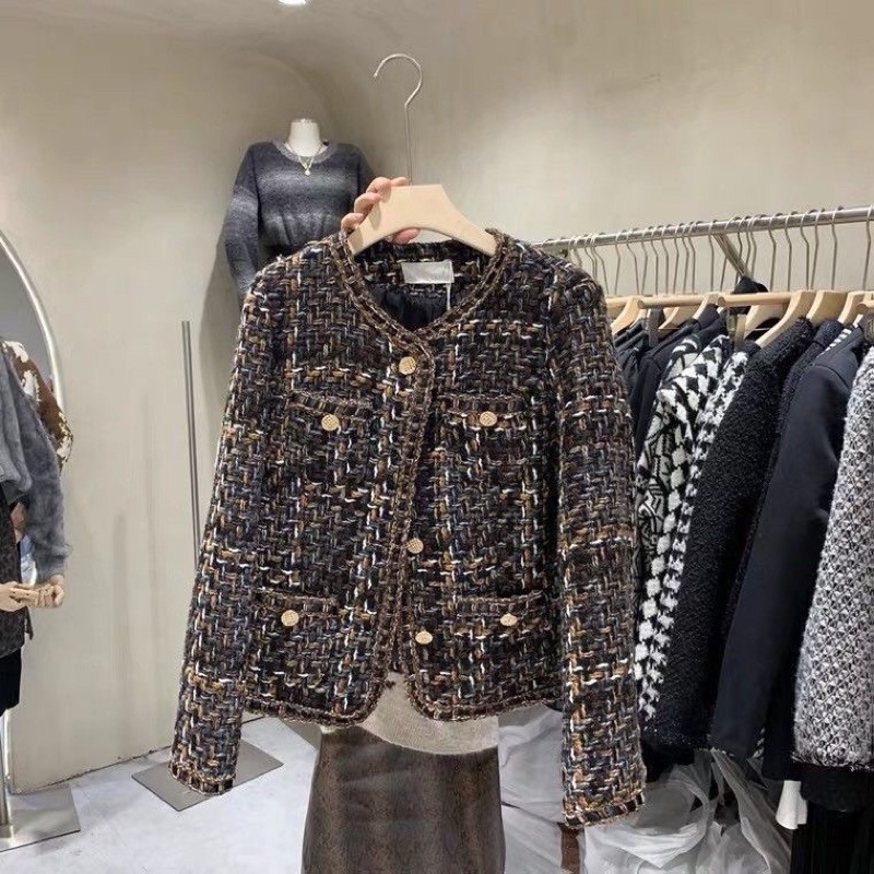 Áo dạ tweed phong cách hàn quốc kèm ảnh thật_sẵn M