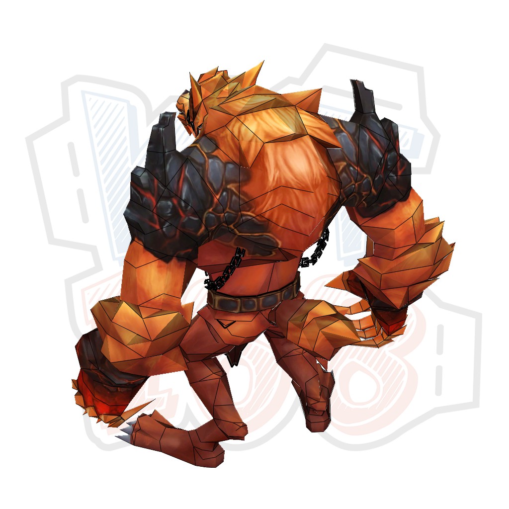 Mô hình giấy Game Liên minh huyền thoại Firefang Warwick the Blood Hunter - League of Legends