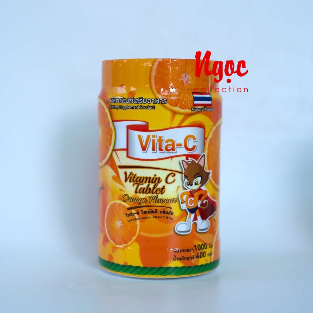 Hộp 1000 viên Vitamin C - Vita C Thái Lan