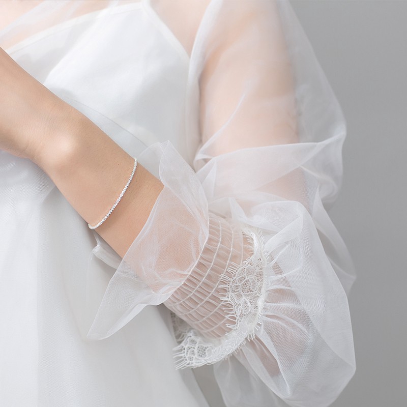 Phụ Kiện Thời Trang Trang Sức Vòng Tay S925 Bạc Vòng Tay Đơn Giản