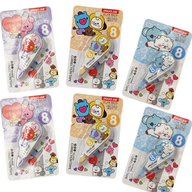 Bút Xóa Kéo Dễ Thương Dành Cho Fan Hâm Mộ Nhóm Nhạc BTS BT21