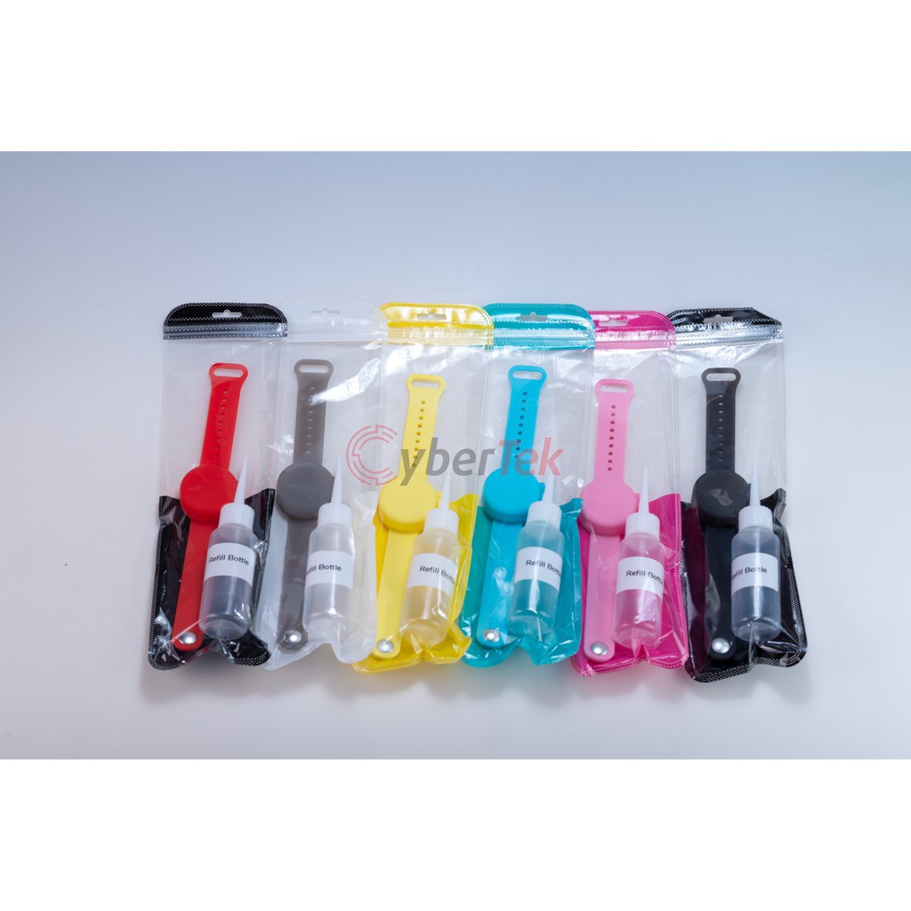 [COMBO HOT] Combo 5 vòng đeo tay silicon chứa Gel vệ sinh diệt khuẩn, ngăn ngừa virus tiện lợi | BigBuy360 - bigbuy360.vn