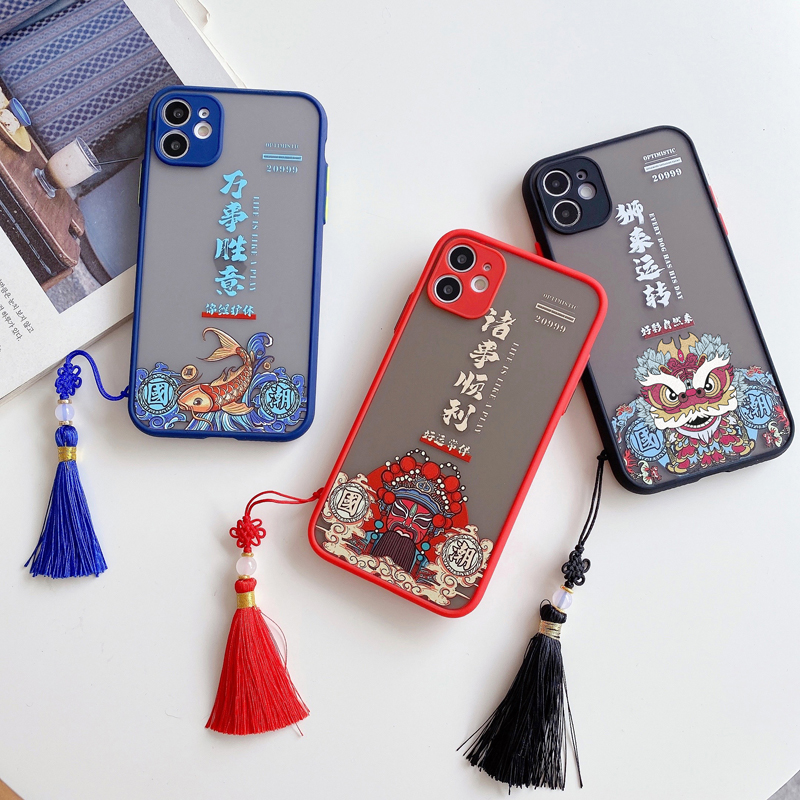 Ốp Điện Thoại Họa Tiết Thắt Nút Phong Cách Trung Hoa Cho Iphone 11 Pro Max 6 6s 7 8 Plus Xr X Xs Max | BigBuy360 - bigbuy360.vn