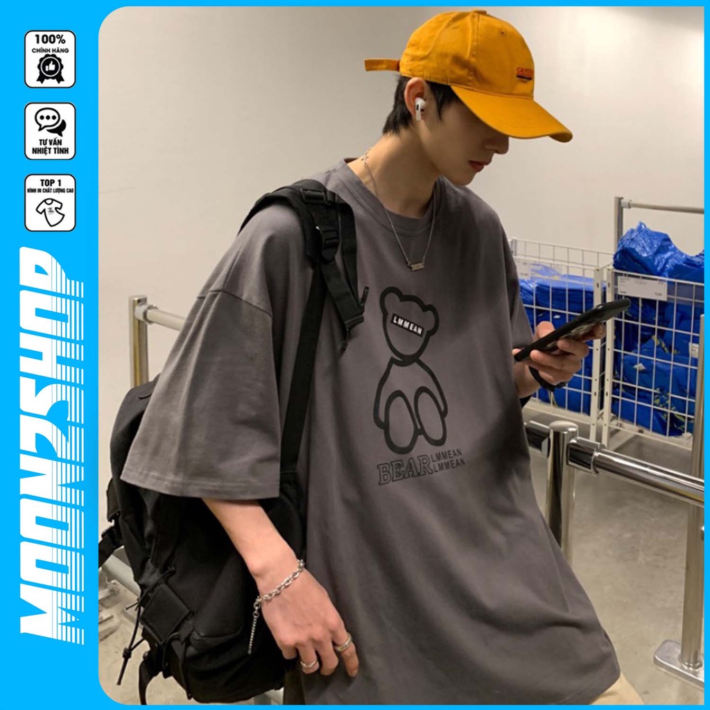 Áo thun tay lỡ nam nữ, áo phông unisex form rộng oversize D135