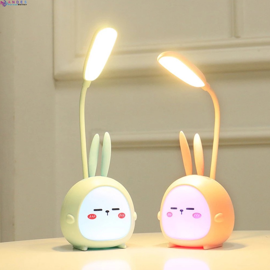 Đèn LED Để Bàn Nhiều Màu Sắc Di Động Dễ Thương Có Thể Gập Gọn Và Bảo Vệ Mắt
