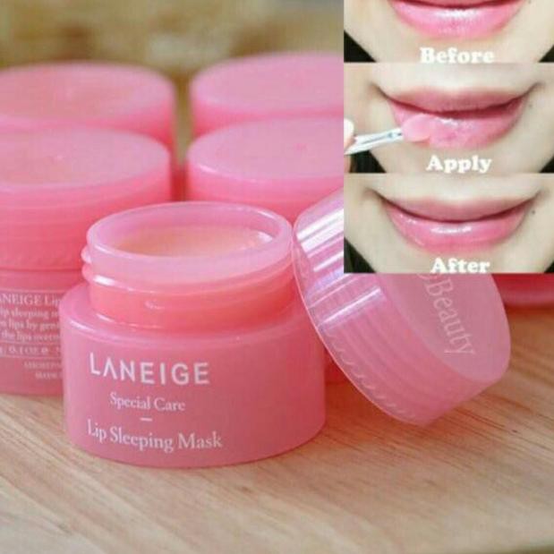 (Hàng Mới Về) Mặt Nạ Ngủ Cho Môi Laneige Dưỡng Ẩm Cỡ Nhỏ