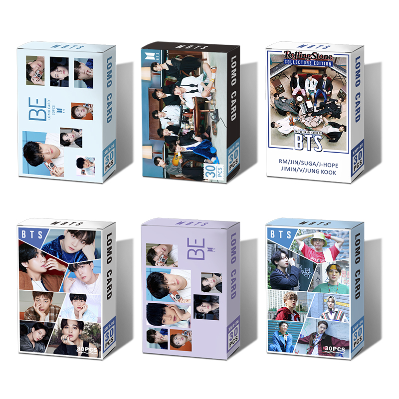 Hộp 30 Ảnh Lomo Card Nhóm Nhạc Bts | BigBuy360 - bigbuy360.vn